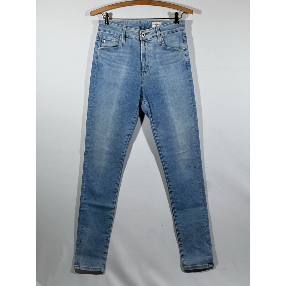 AG Adriano Goldschmied Farrah Skinny Jeans Womens 27 Blue‎ Denim Premium Fi